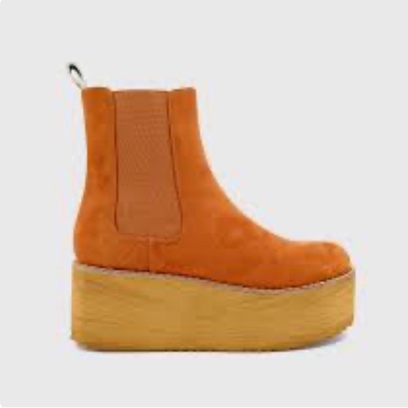 Shu Shop Yoshi Platform Suede Platform Chelsea Boots - Picture 2 of 4